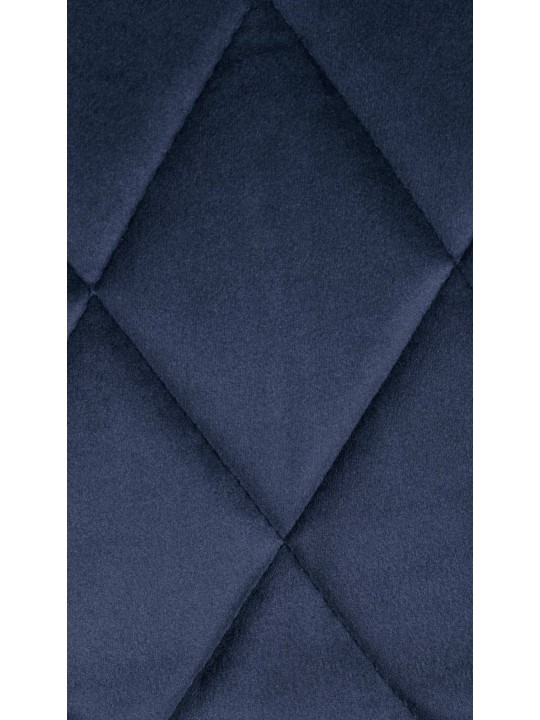 Barová stolička Lazio velvet, modrá