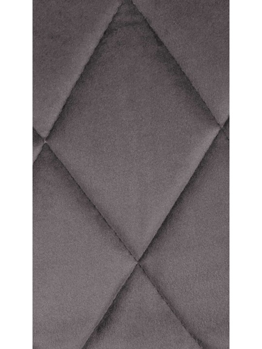 Barová stolička Lazio velvet, sivá