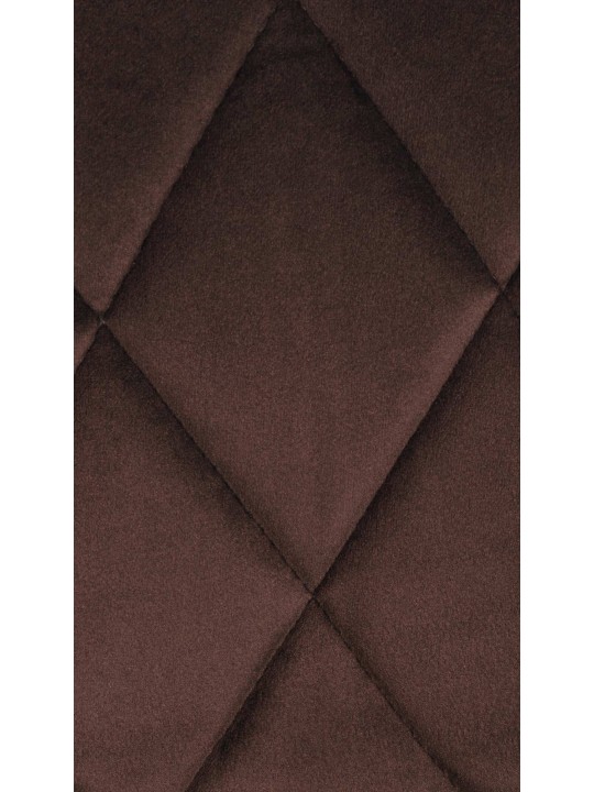 Barová stolička Lazio velvet, hnedá