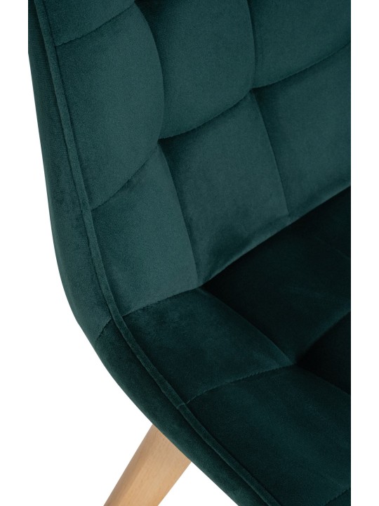 Stolička Brook velvet, zelená