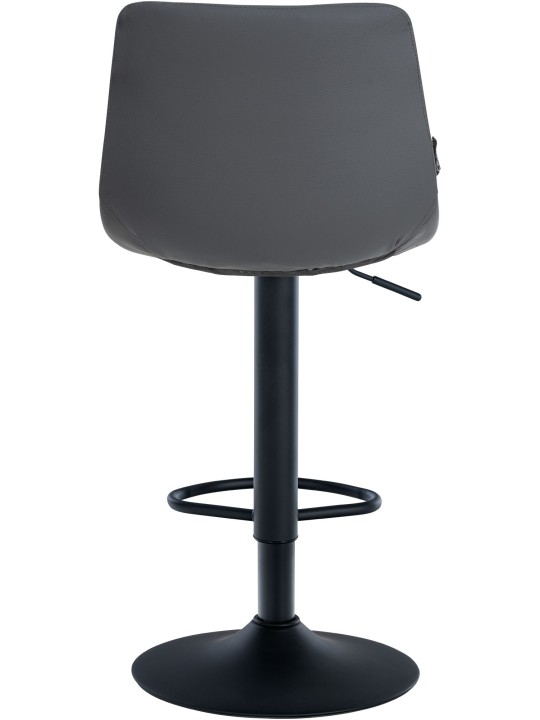 Sada 2 barových stoličiek Jerry z umelej kože, sivá