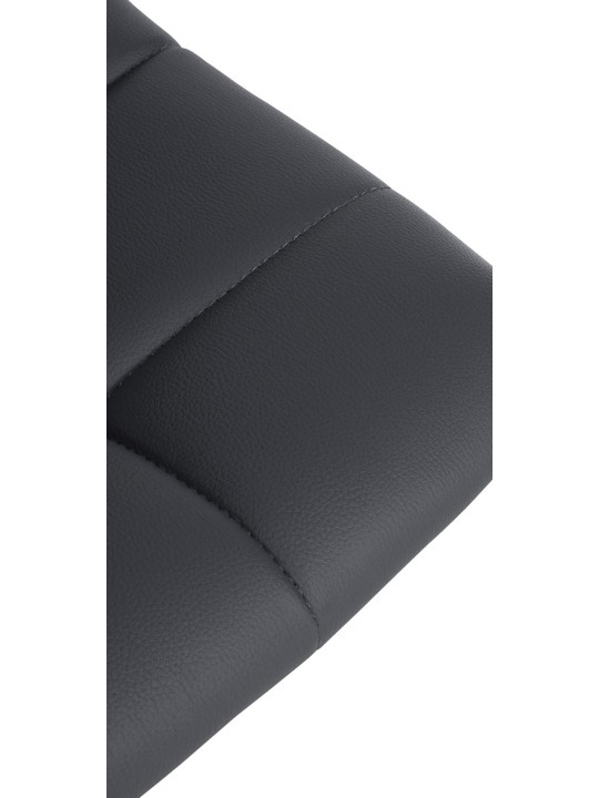 Sada 2 barových stoličiek Jerry z umelej kože, sivá