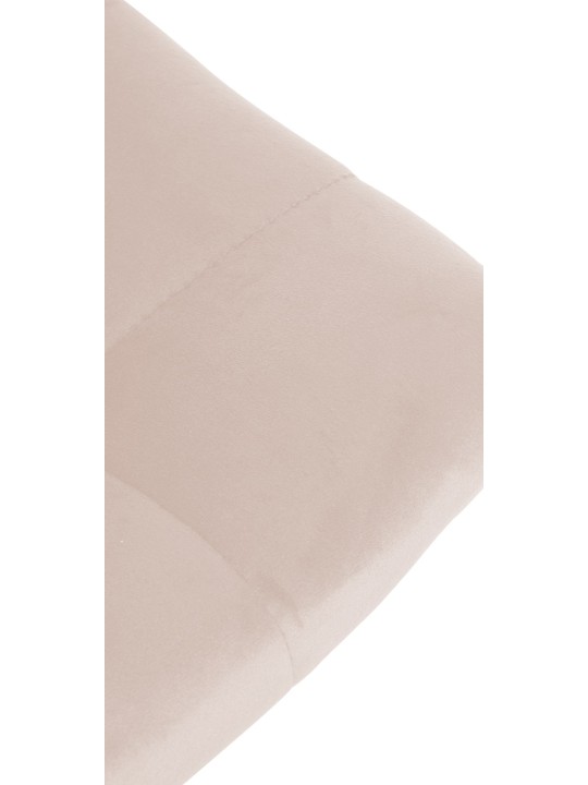 Sada 2 barových stoličiek Jerry velvet chrome, béžová