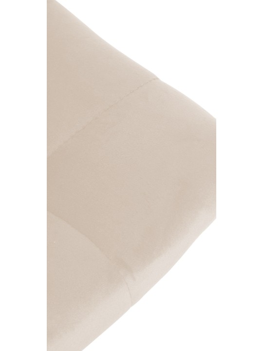 Sada 2 barových stoličiek Jerry velvet, krémová