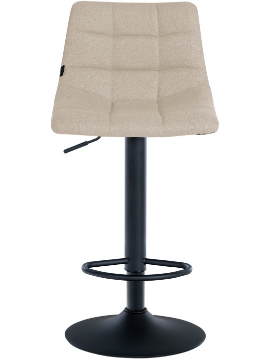 Sada 2 barových stoličiek Jerry fabric, krémová