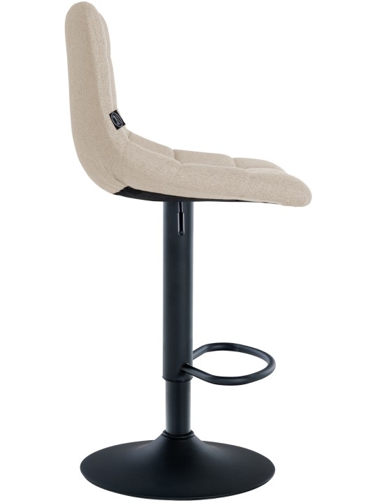 Sada 2 barových stoličiek Jerry fabric, krémová