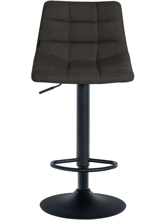 Sada 2 barových stoličiek Jerry fabric, tmavosivá