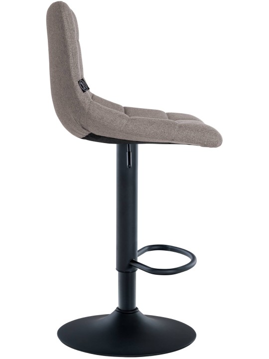 Sada 2 barových stoličiek Jerry fabric, sivá