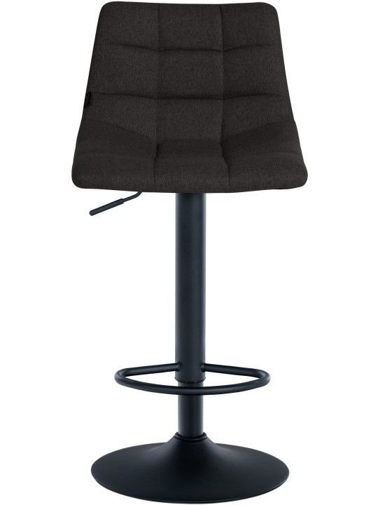 Sada 2 barových stoličiek Jerry fabric, čierna