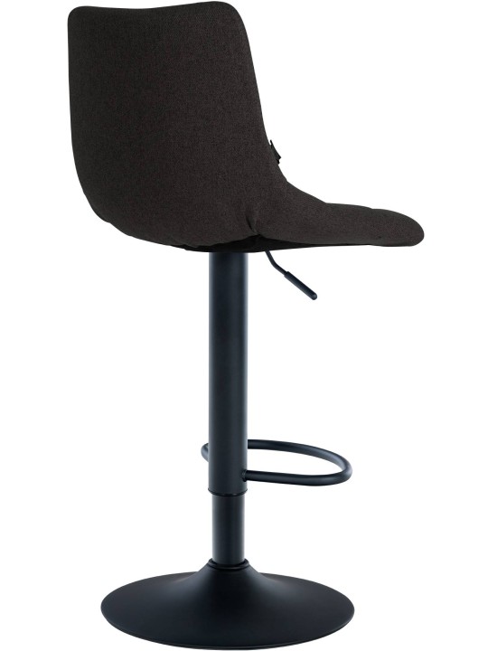 Sada 2 barových stoličiek Jerry fabric, čierna