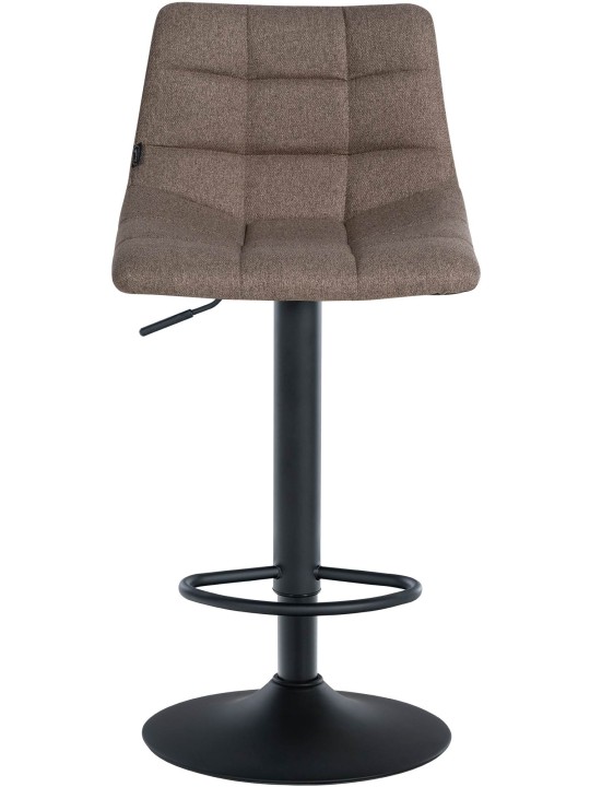 Sada 2 barových stoličiek Jerry fabric, šedohnedá