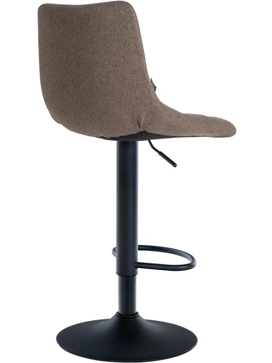 Sada 2 barových stoličiek Jerry fabric, šedohnedá