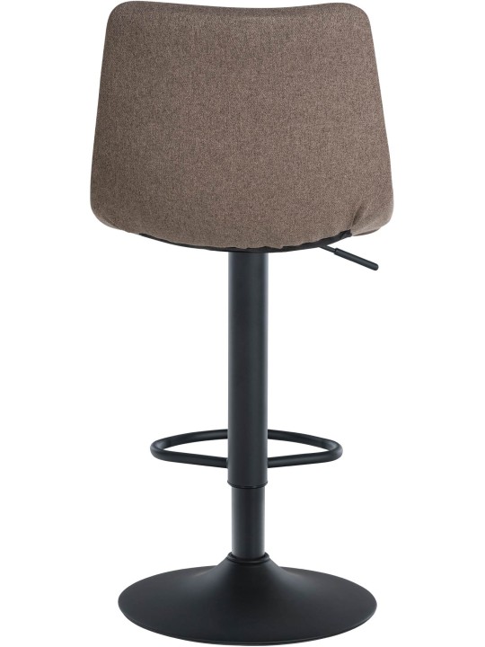 Sada 2 barových stoličiek Jerry fabric, šedohnedá