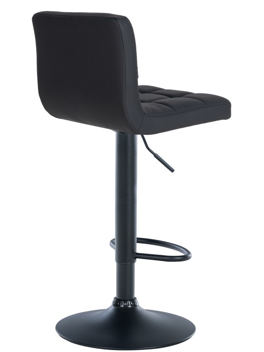 Sada 2 barových stoličiek Feni z umelej kože, čierna