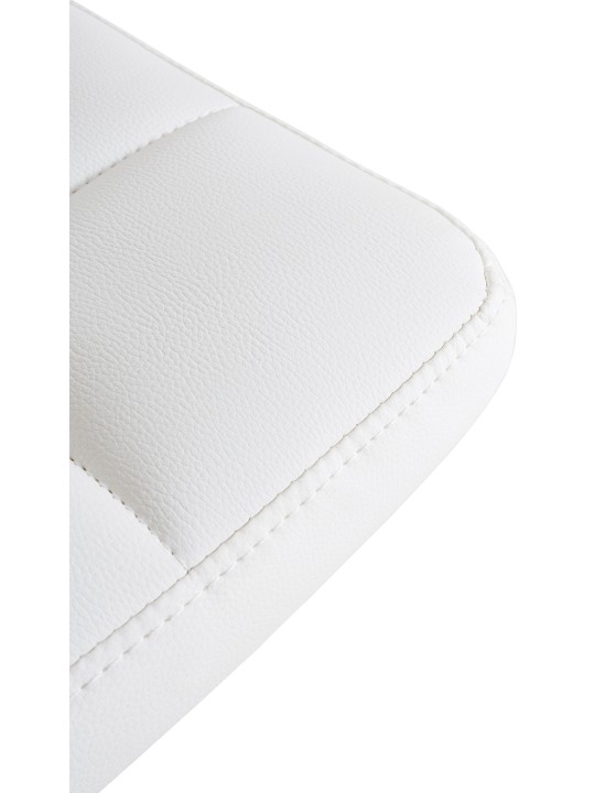 Sada 2 barových stoličiek Feni z umelej kože, biela