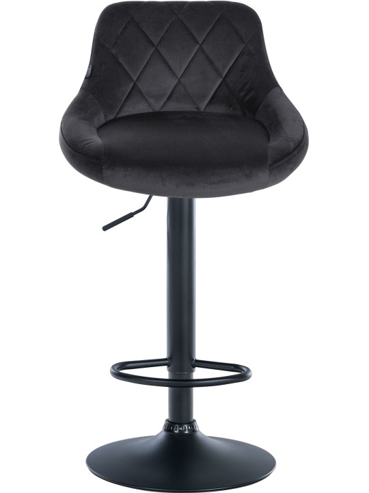 Sada 2 barových stoličiek Lazio velvet, tmavosivá