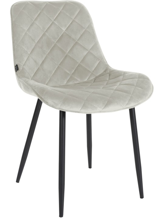 Sada 4 stoličiek Springs Velvet, krémová