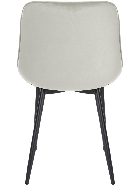 Sada 4 stoličiek Springs Velvet, krémová