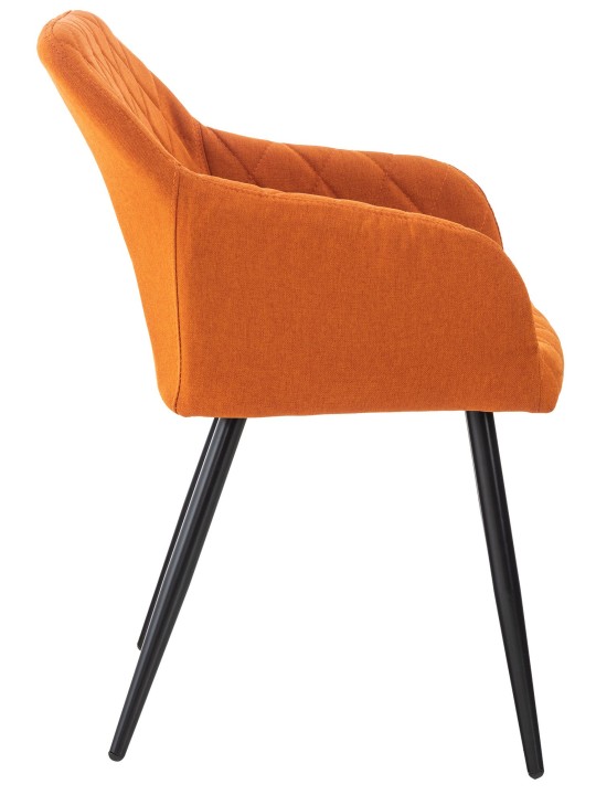 Jedálenská stolička Shila látka, oranžová