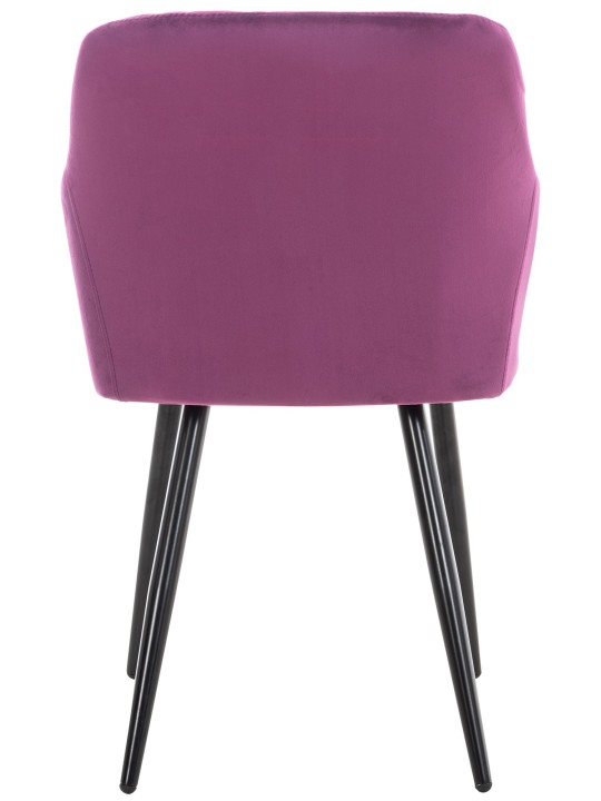 Jedálenská stolička Shila velvet, fialová