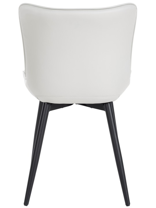 Sada 2 stoličiek Largo z umelej kože, biela