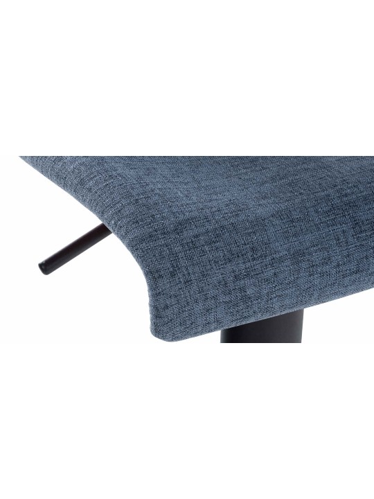 Barová stolička Branford látka, modrá Barová stolička Branford látka, modrá