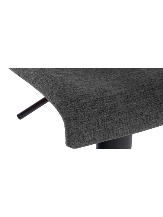 Barová stolička Branford látka, tmavosivá