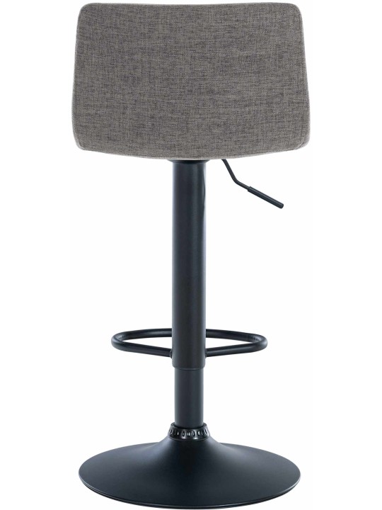 Barová stolička Branford látka, svetlosivá