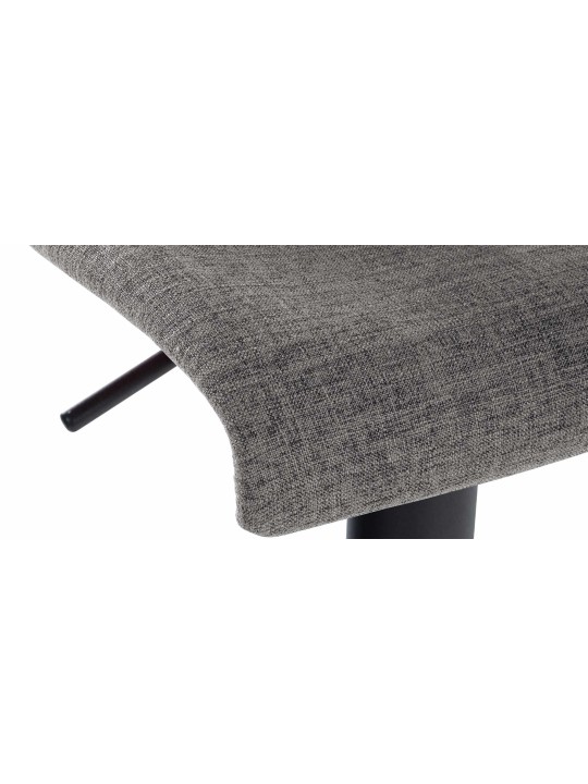 Barová stolička Branford látka, svetlosivá