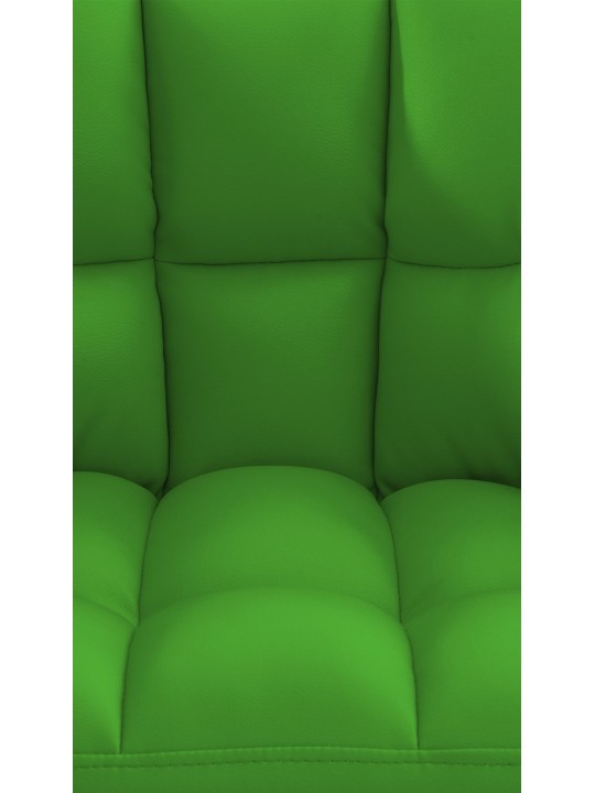 Barová stolička Damaso so 4-nohým rámom, zelená