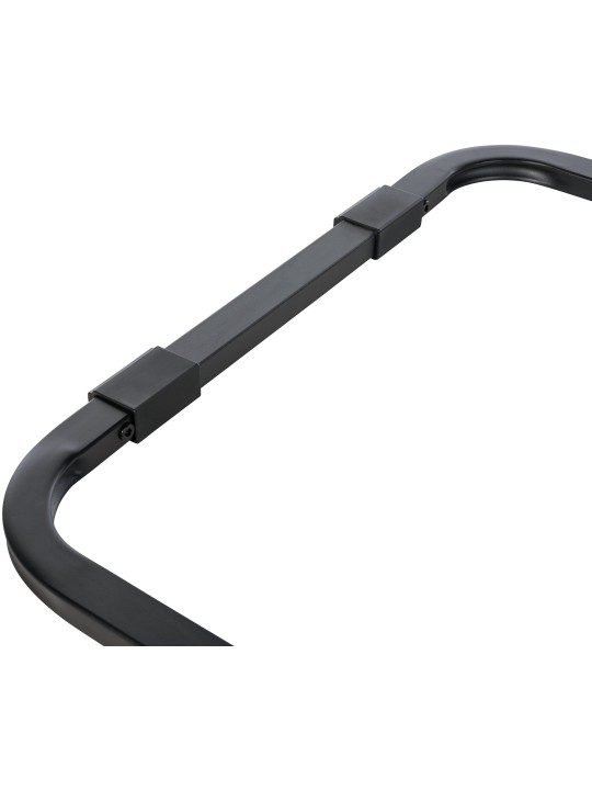 XL stolička pre návštevy Anubis fabric, čierna/čierna