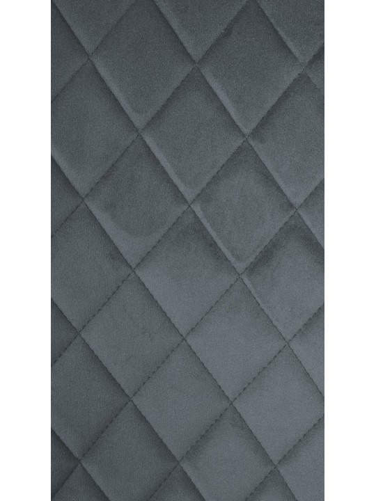 Sada 4 stoličiek Telde velvet, tmavosivá