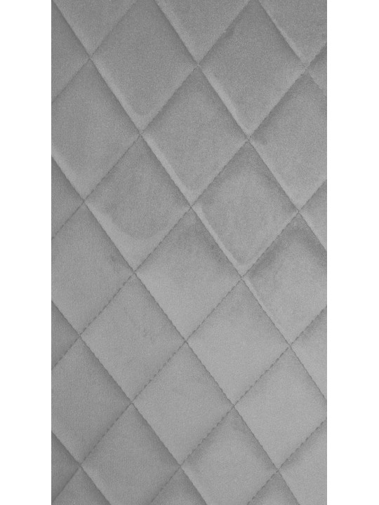 Sada 4 stoličiek Telde velvet, sivá