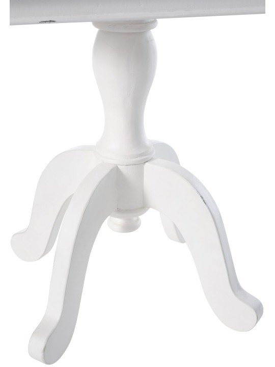 Bistro stôl Grasby, prírodná/biela