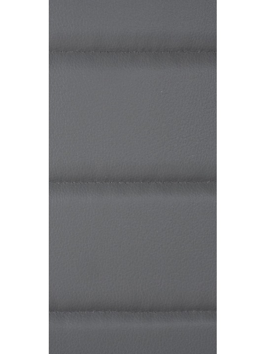 Sada 4 jedálenských stoličiek Mayfair z umelej kože, sivá