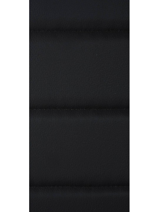 Sada 4 jedálenských stoličiek Mayfair z umelej kože, čierna