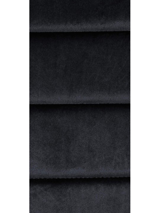 Sada 4 jedálenských stoličiek Mayfair velvet, čierna