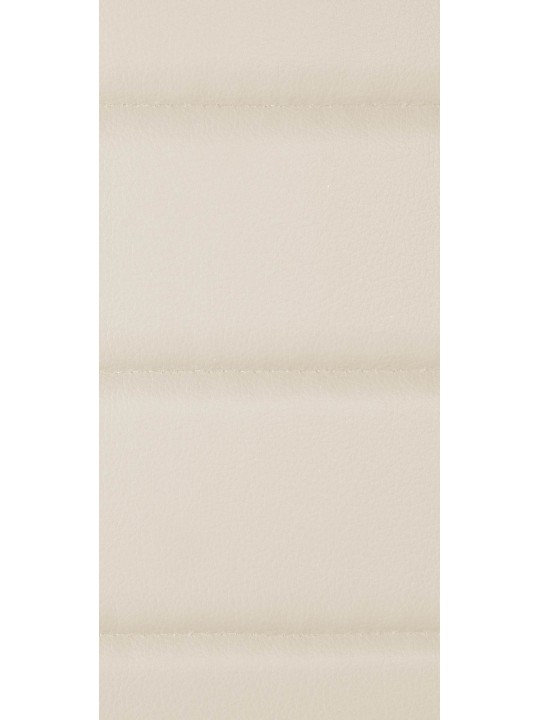 Sada 6 ks jedálenských stoličiek Mayfair z umelej kože, krémová