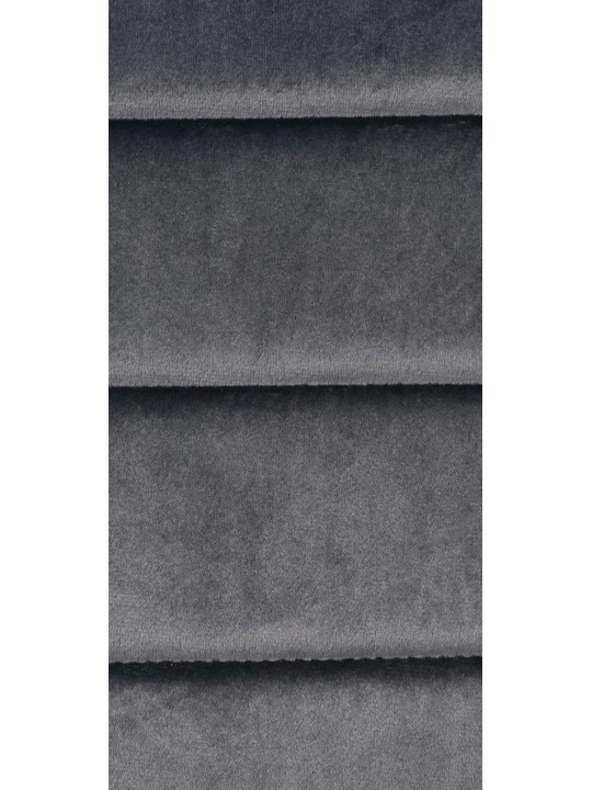 Sada 6 ks jedálenských stoličiek Mayfair velvet, sivá