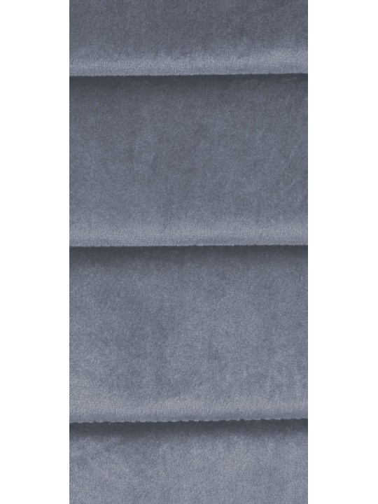 Sada 6 ks jedálenských stoličiek Mayfair velvet, svetlosivá