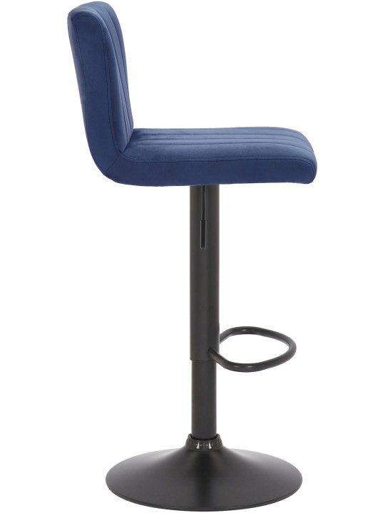 Sada 2 barových stoličiek Jamie velvet, modrá