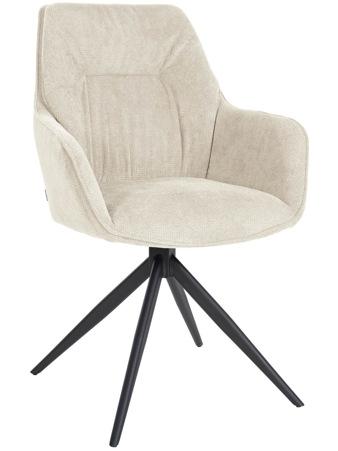 Jedálenská stolička Jules látka, krémová