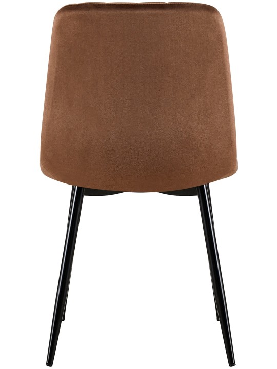 Stolička Dijon velvet, hnedá