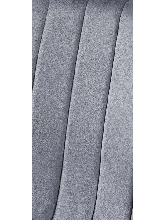 Stolička Dijon velvet, tmavosivá