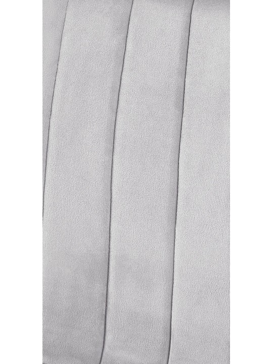 Sada 4 stoličiek Dijon velvet, sivá