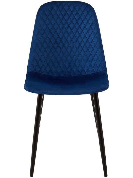 Stolička Giverny velvet, modrá
