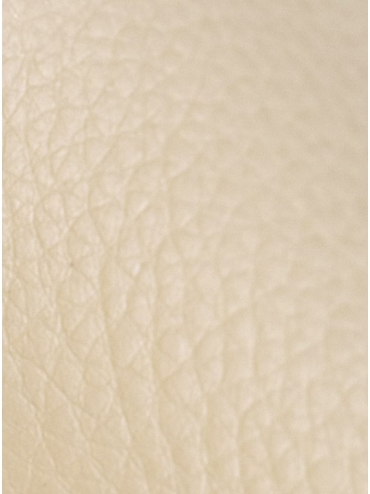 Jedálenská stolička Foley z umelej kože, orech/krémová