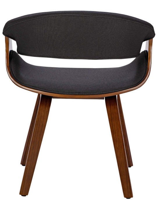 Jedálenská stolička Foley látka, orech/čierna Jedálenská stolička Foley látka, orech/čierna