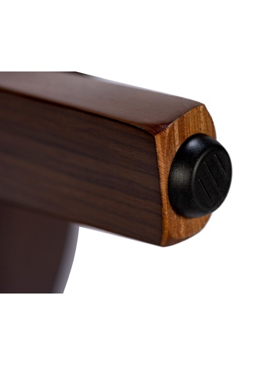 Jedálenská stolička Foley látka, orech/čierna Jedálenská stolička Foley látka, orech/čierna