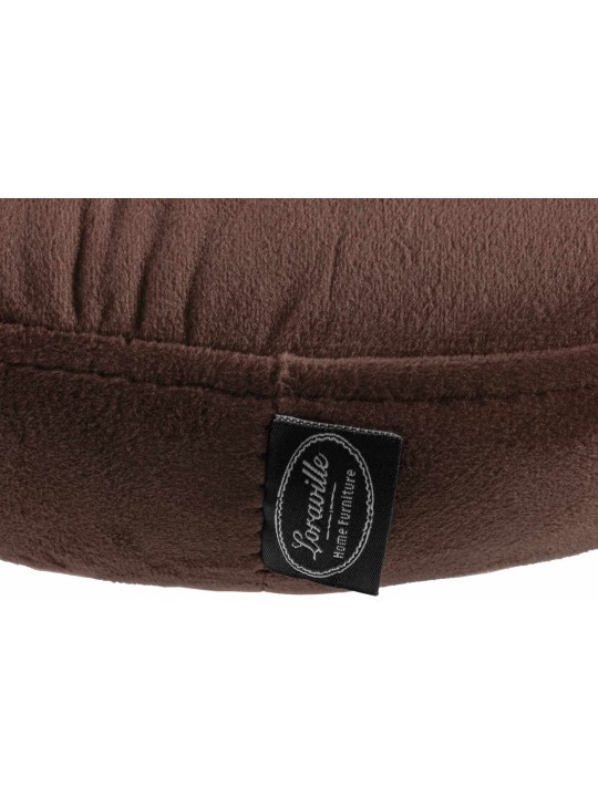 Sada 2 barových stoličiek Ponte velvet, hnedá